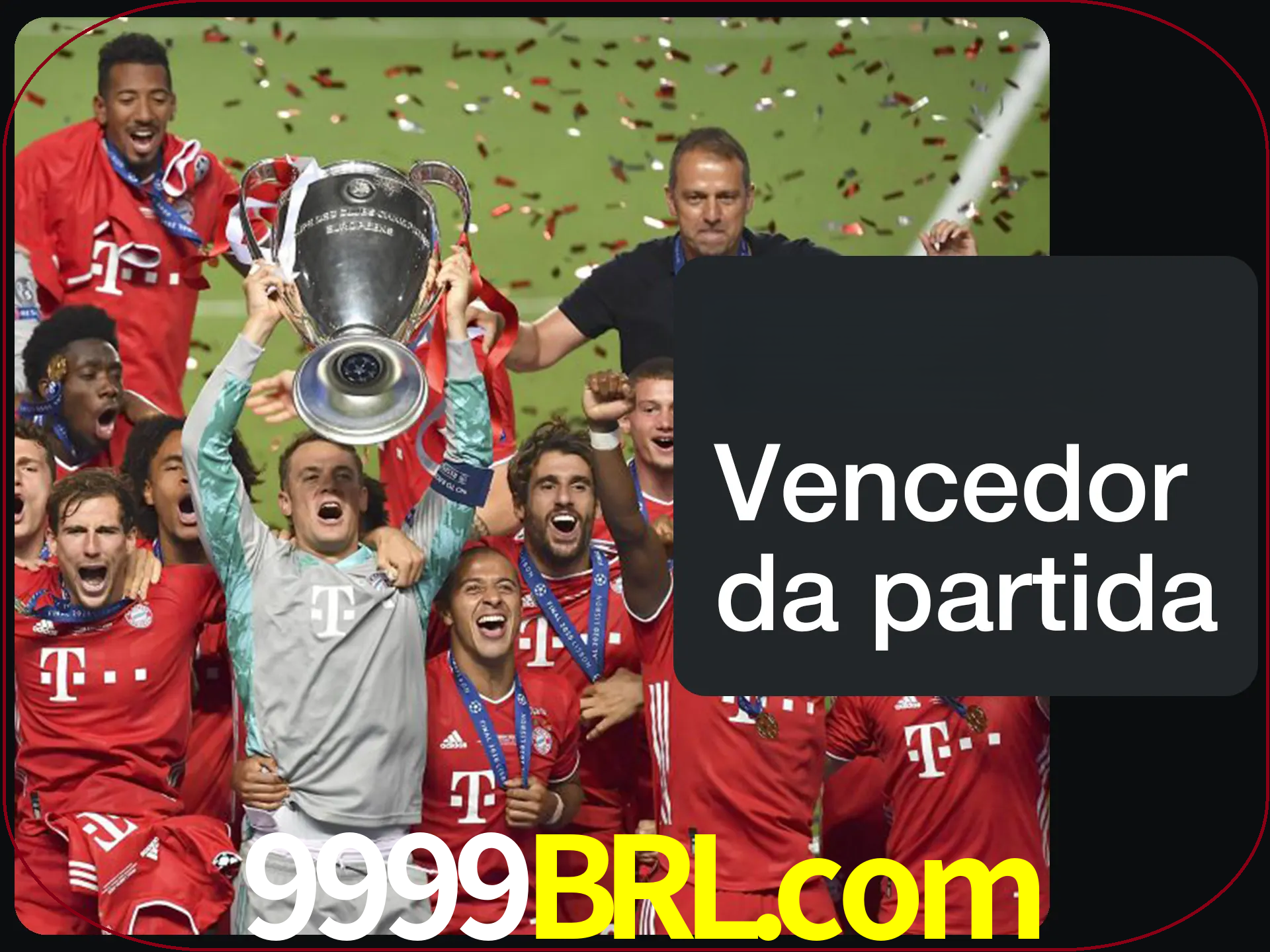 Aposte no vencedor e ganhe uma grande quantia de dinheiro.