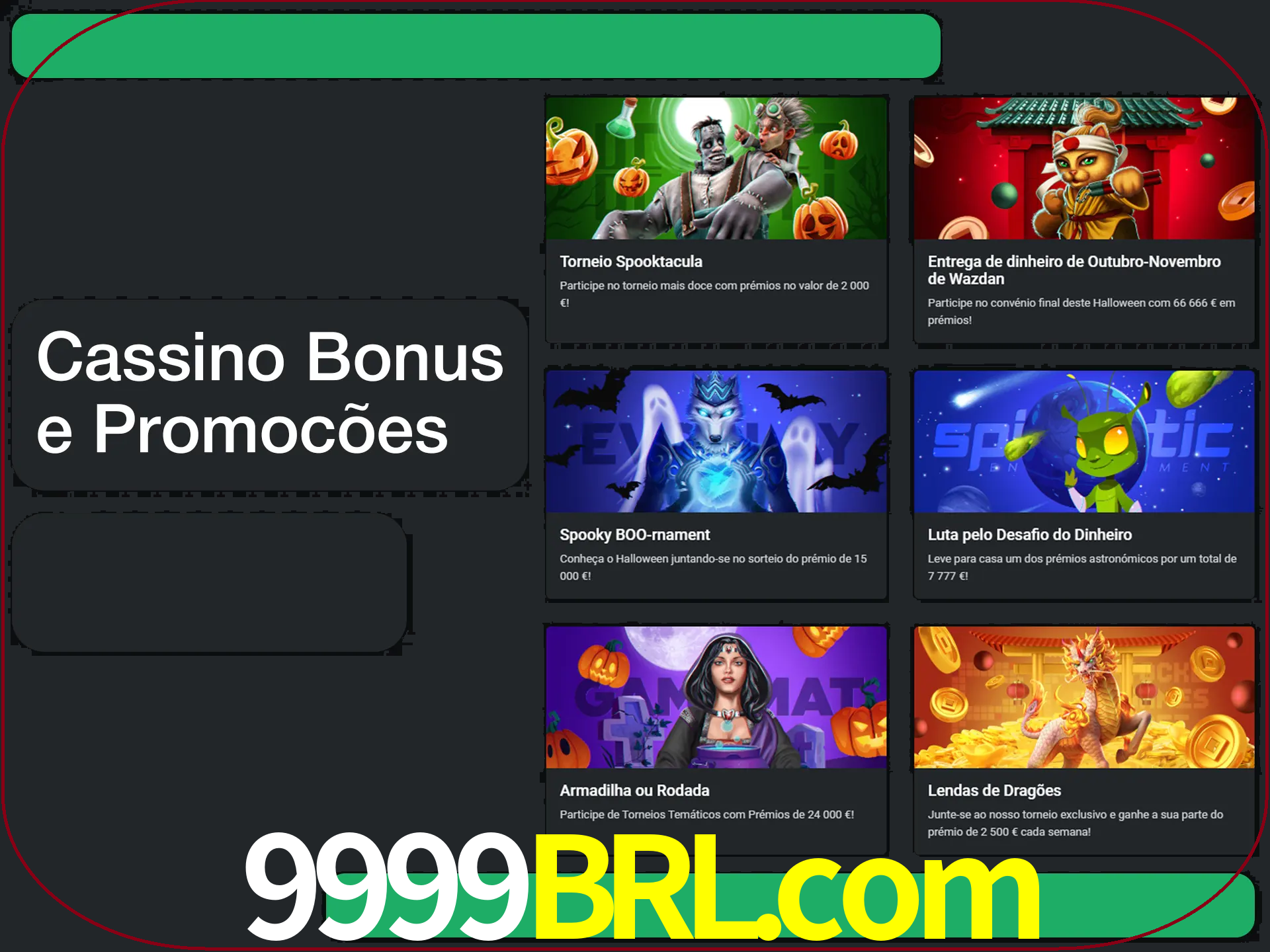 Verifique se há novos bônus de cassino para reivindicar.