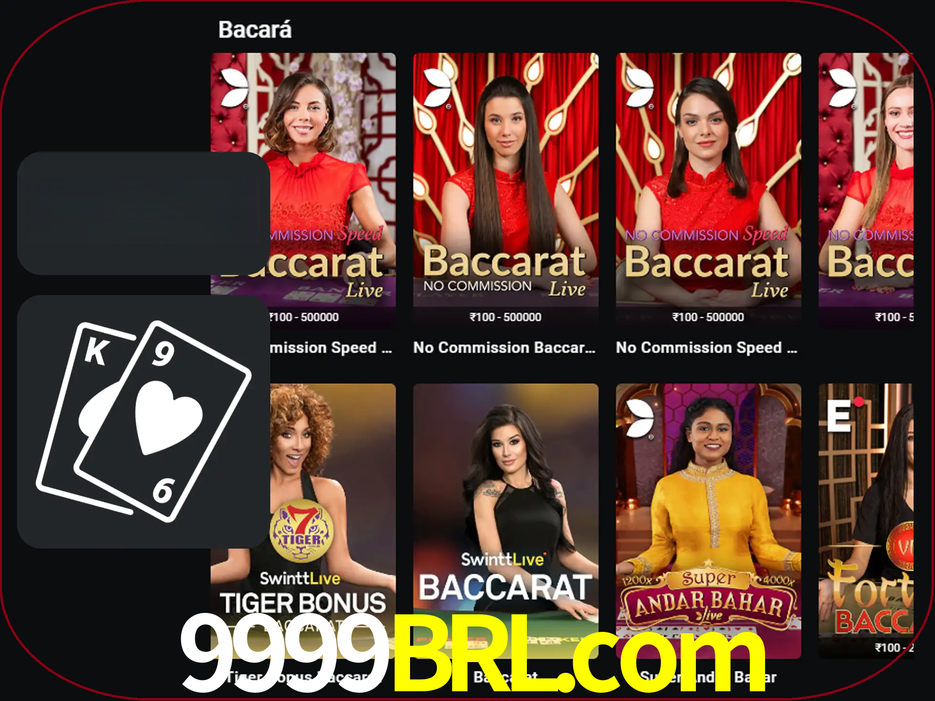 Ganhe muito dinheiro jogando jogos de bacará.