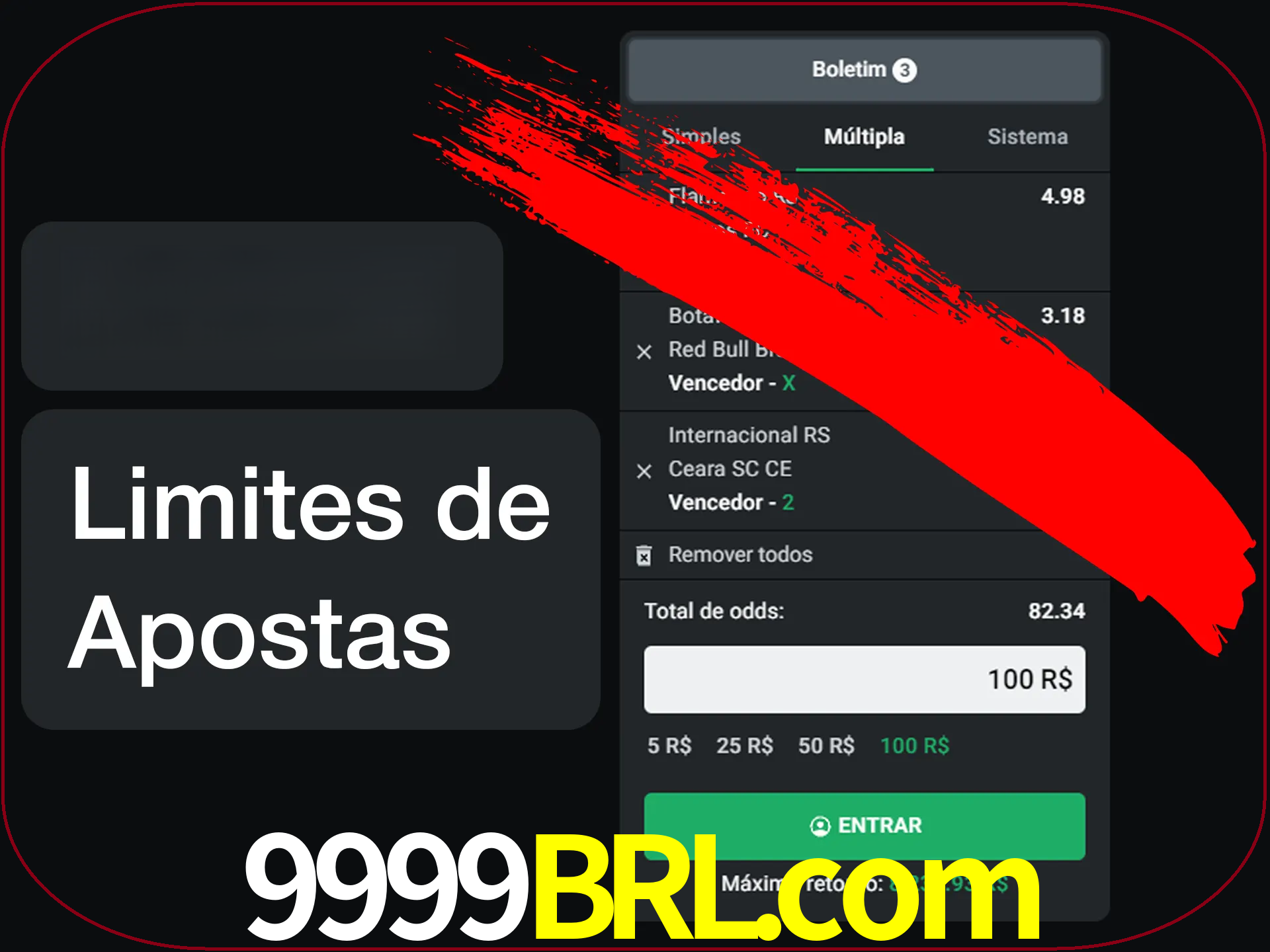 Não faça apostas loucas.