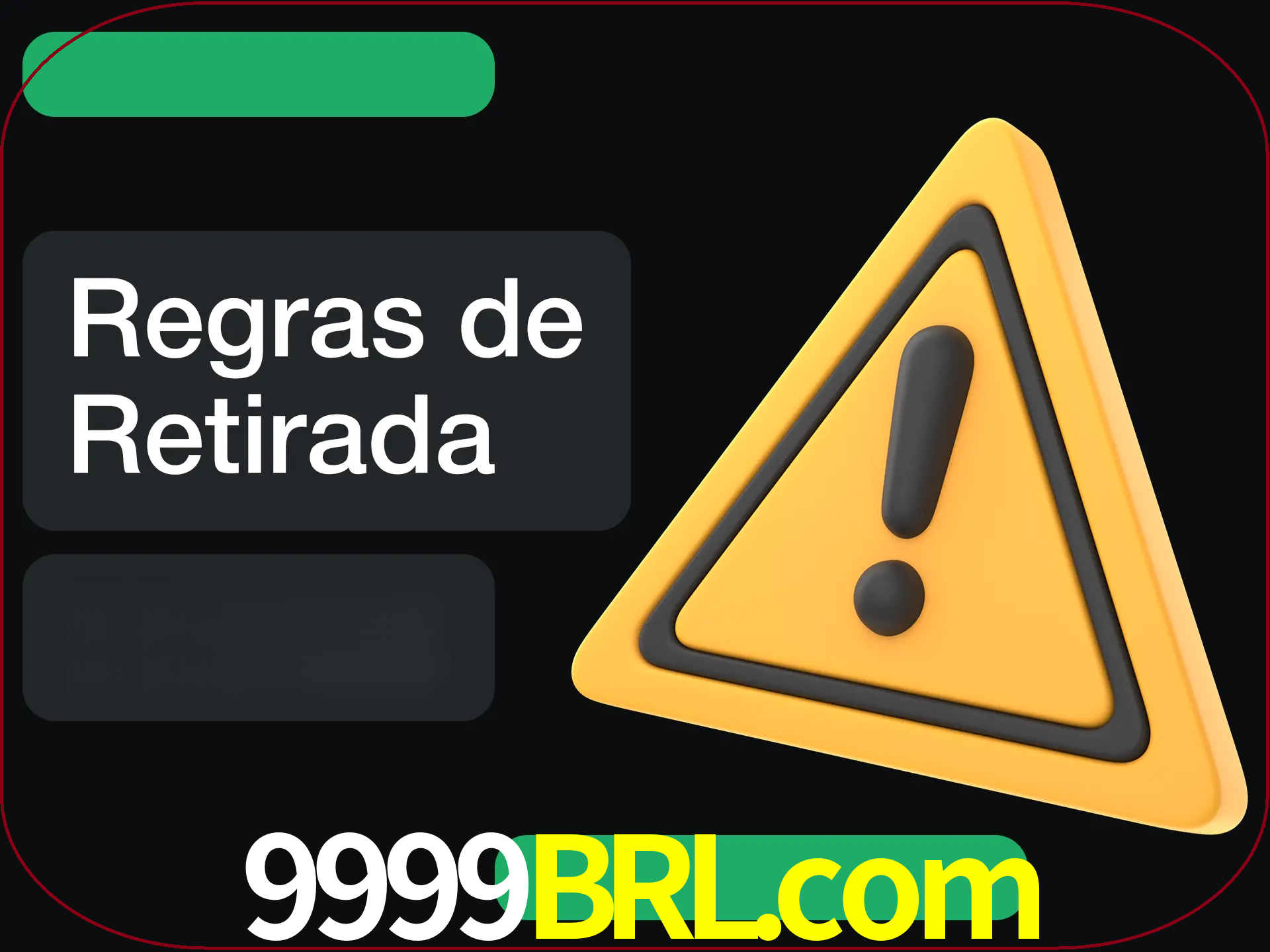 Leia as regras antes de fazer primeiro comdawal.